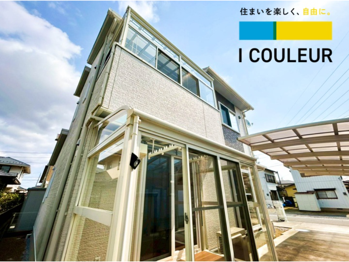 【売約済】駐車3台可カーポート付♪1・2階にサンルーム付き*。古川中里5丁目　戸建